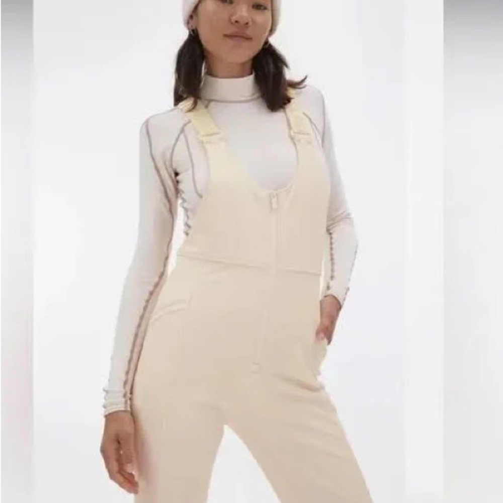 Halfdays Isabel Soft Shell Bib Pants - Oat , Cream